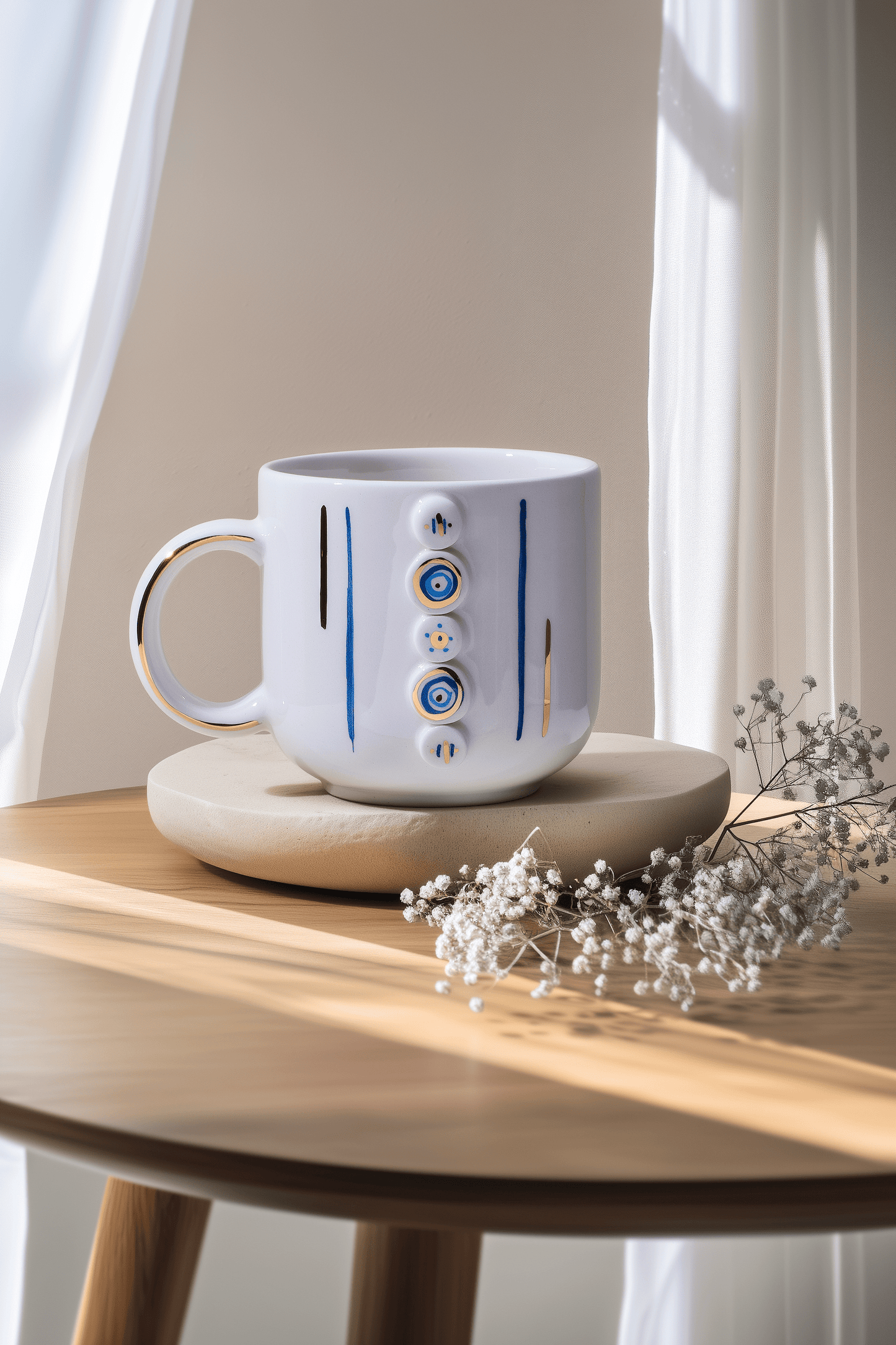 Evil Eye Pillar Mug - 300 ml