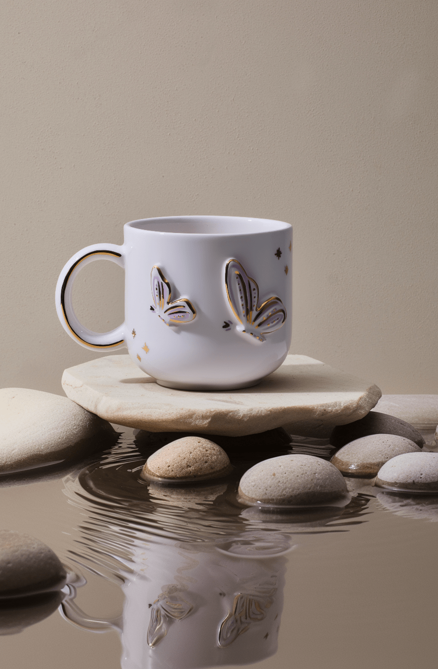 Butterfly Mug - 300 ml