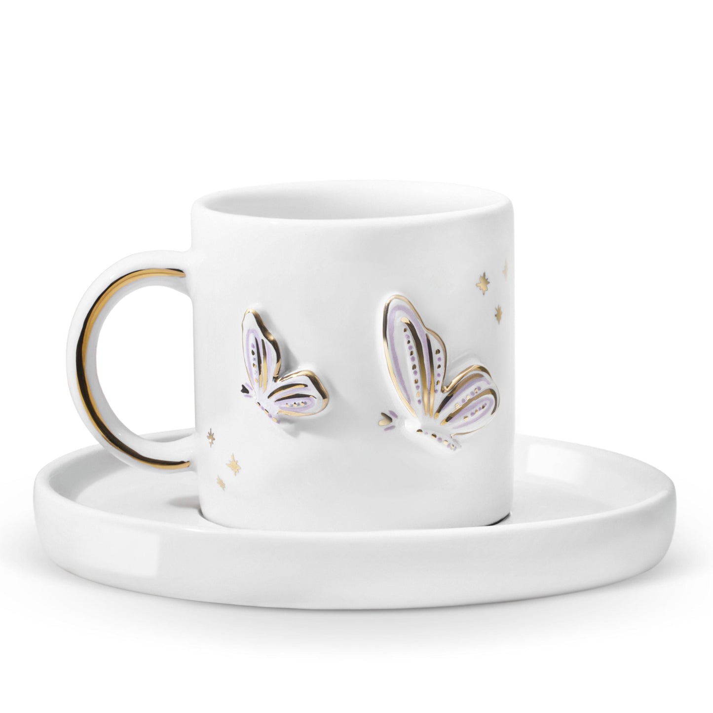 Butterflies / Butterfly 2-Piece Coffee Cup Set - 90 ml